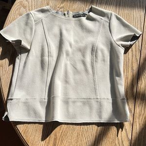 Banana Republic textured peplum top